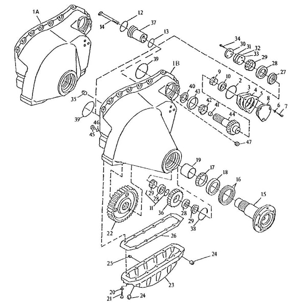 Aftermarket Oil Pan Gasket Fits John Deere 450G 455G 550G 555G 650G DX75L DX75M T147998 - main